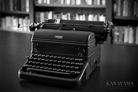 Imagem maquina de escrever